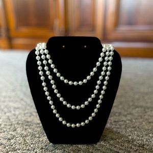 Long Pearl Necklace